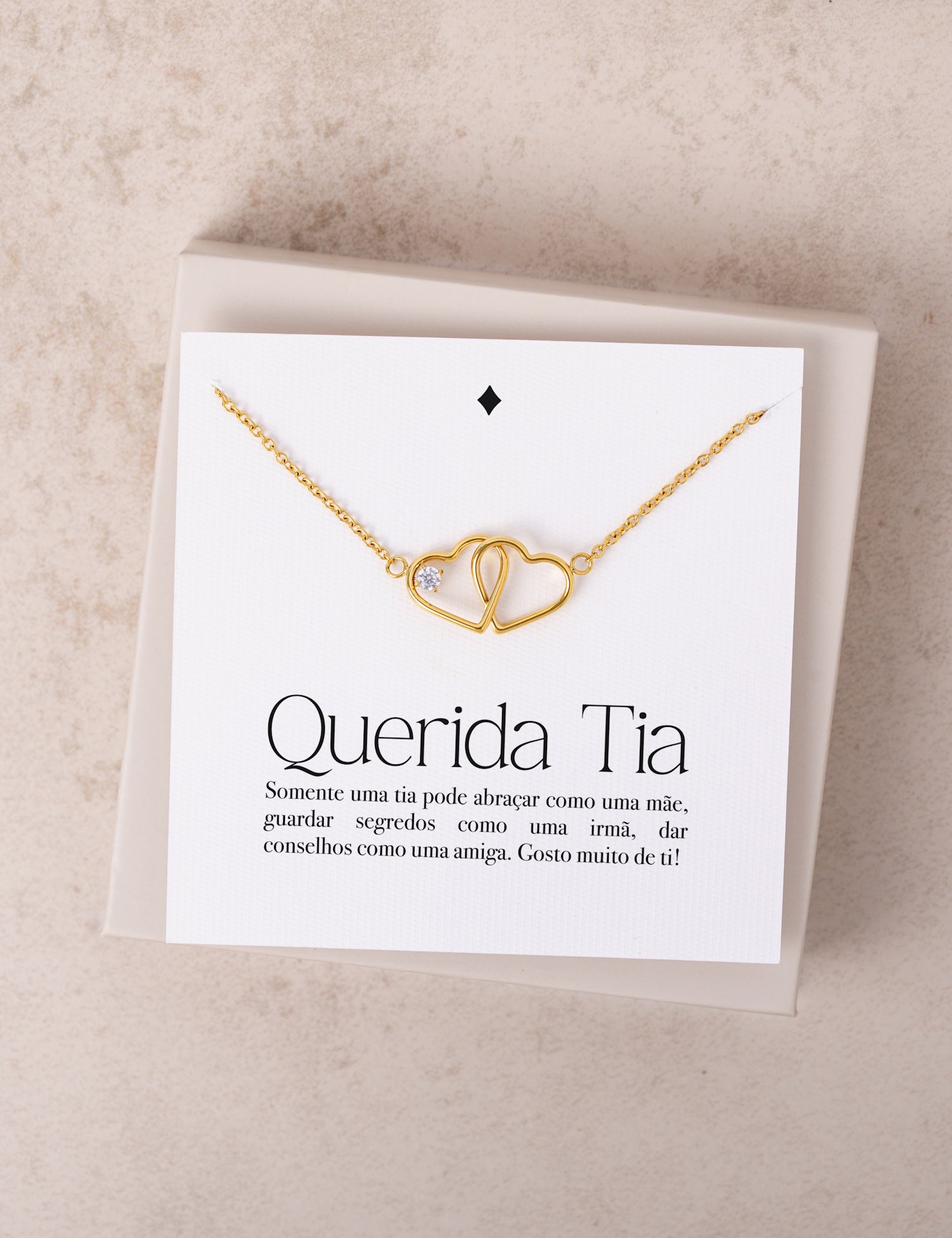 Tía - Collar con mensaje