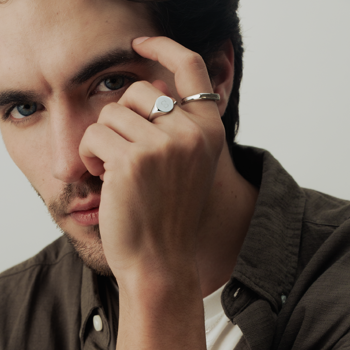 Anillo de sello redondo