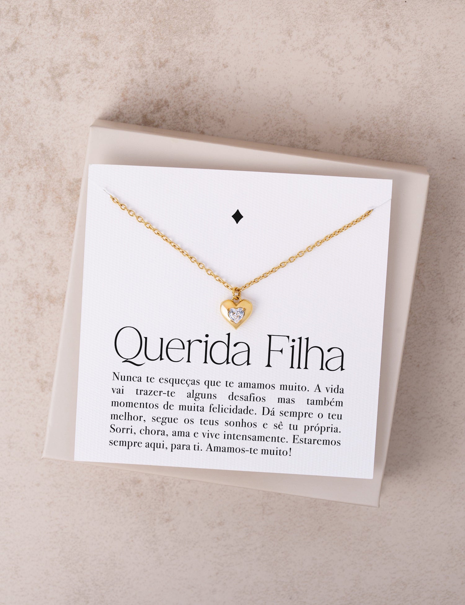 Daughter - Message Necklace