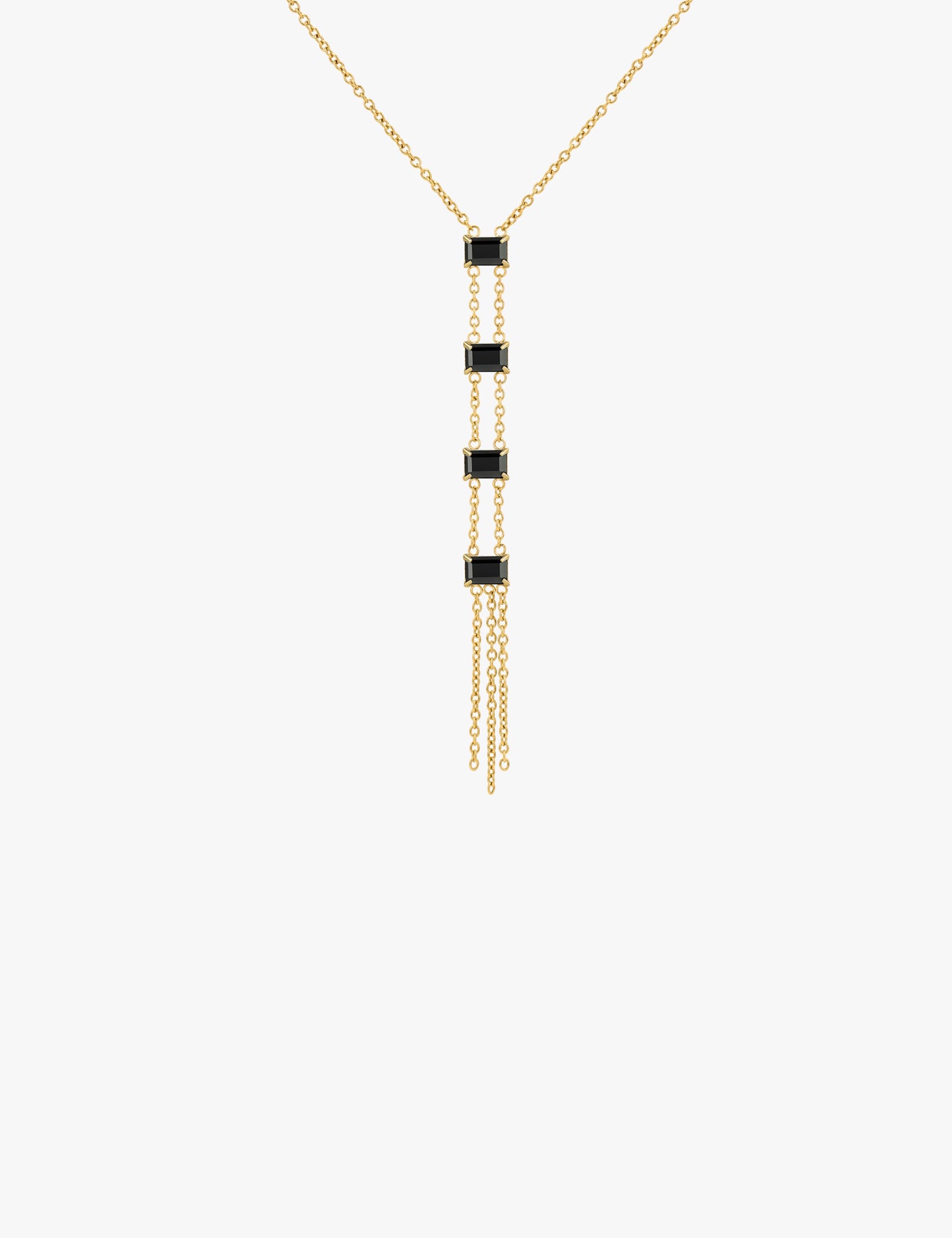 Collar vertical de cristal
