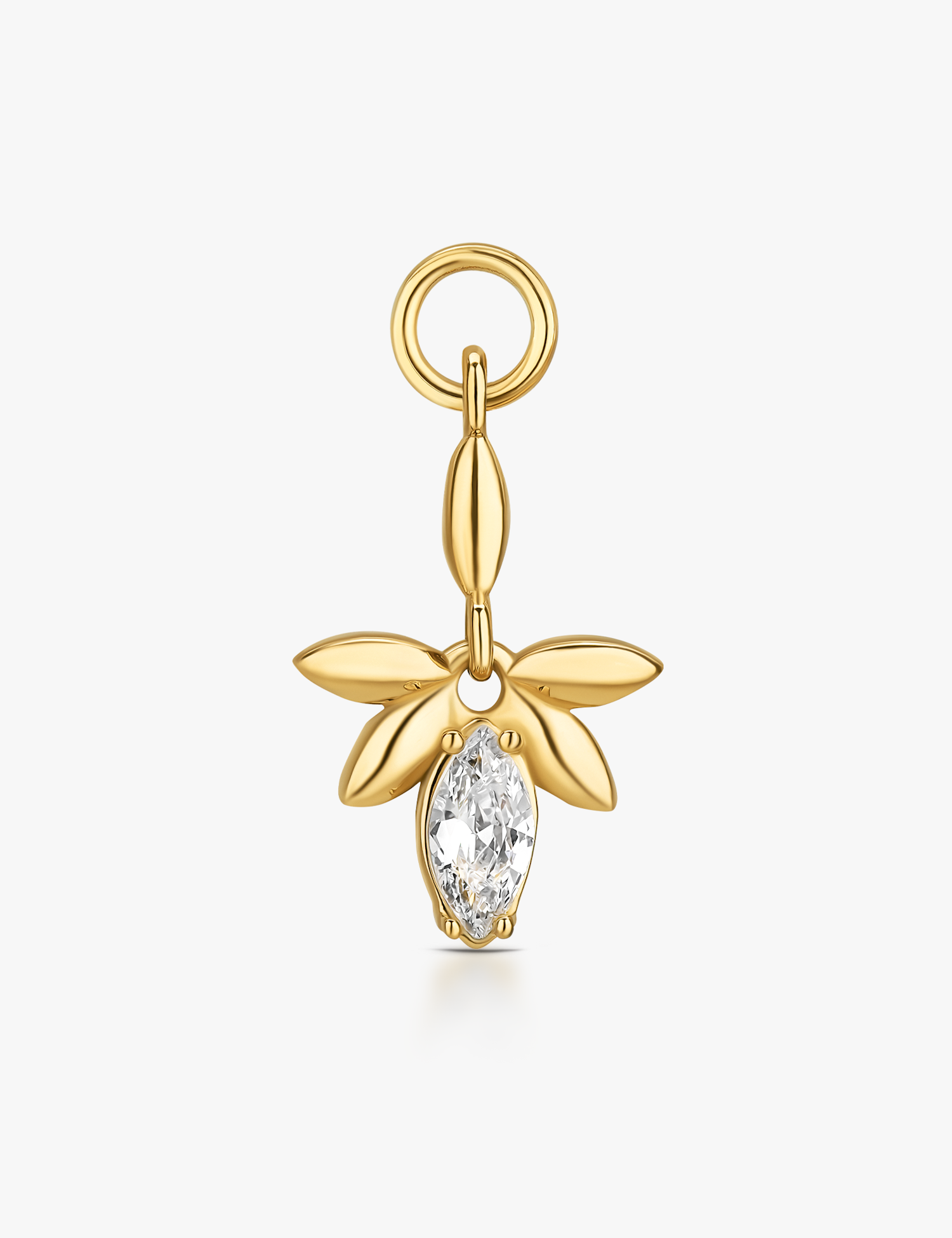 Hoop Charm Floral