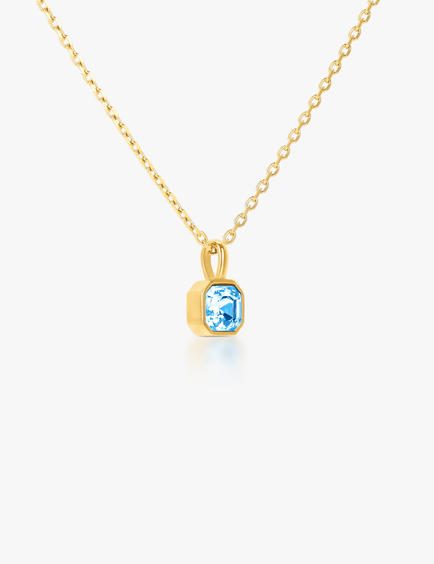 Square Crystal Necklace