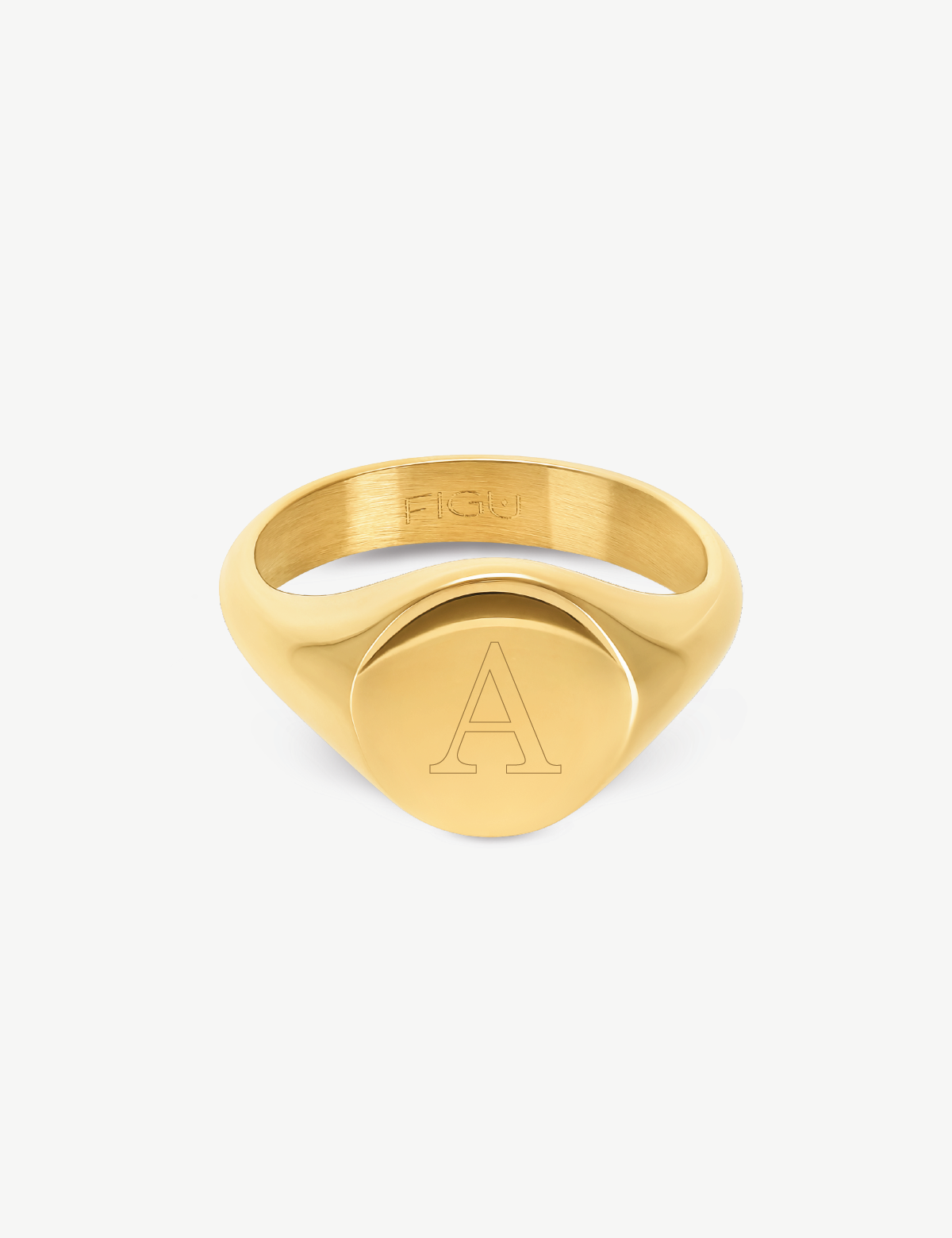 Round Signet Ring