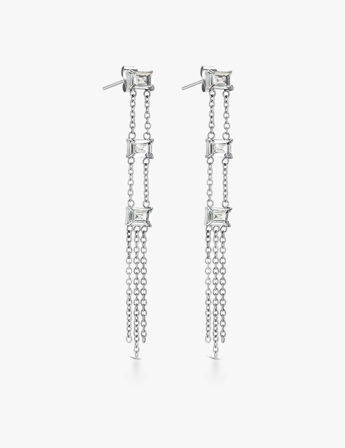Pendientes verticales de cristal