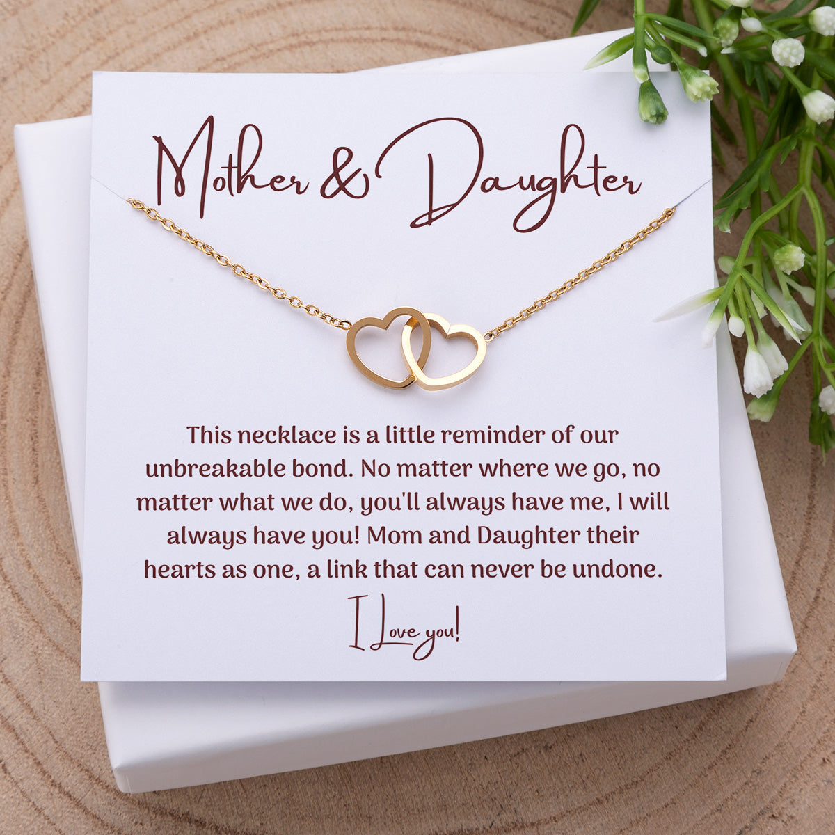 Unbreakable Bond - Two Hearts Necklace