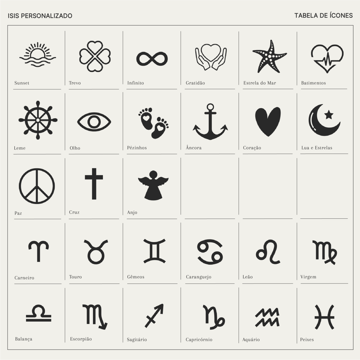 Collar de Isis personalizado