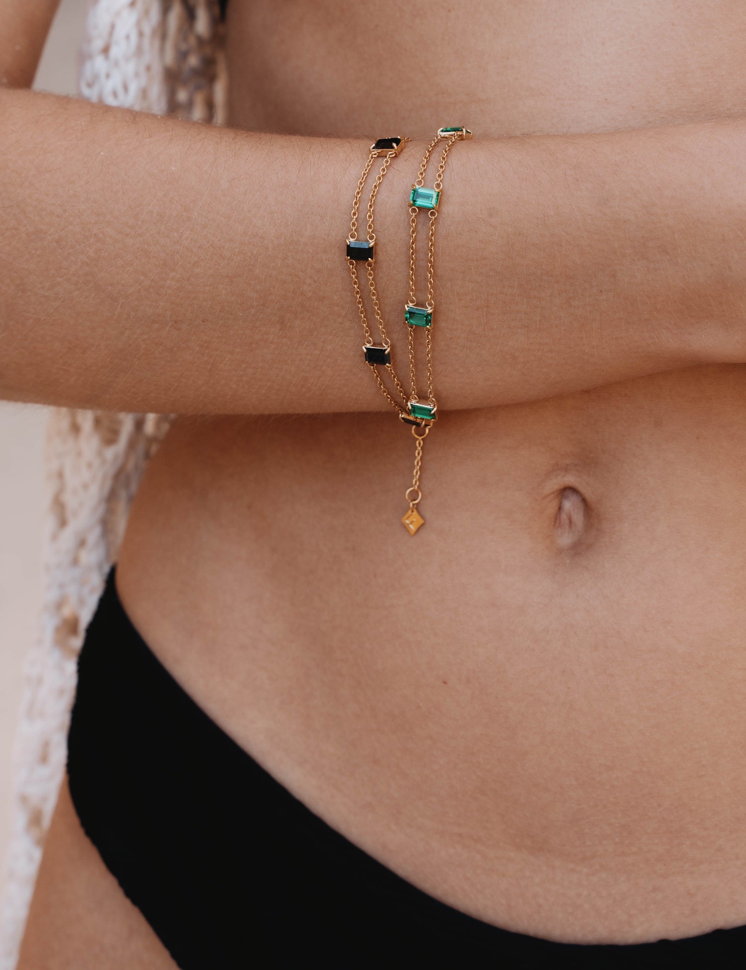 Pulsera de cristal
