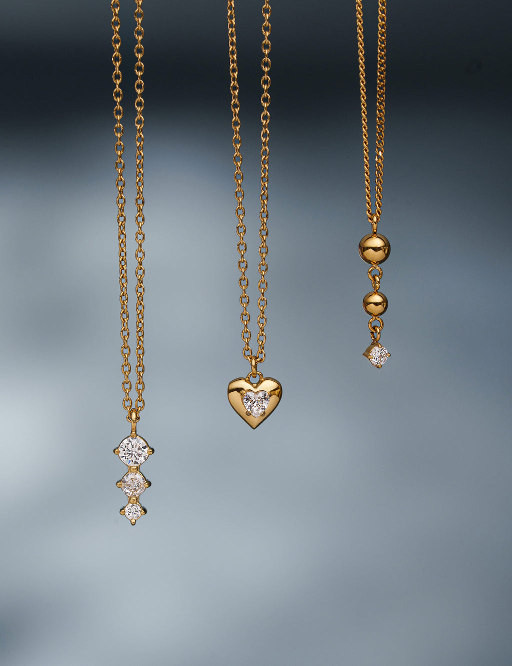 Triple Drop Necklace