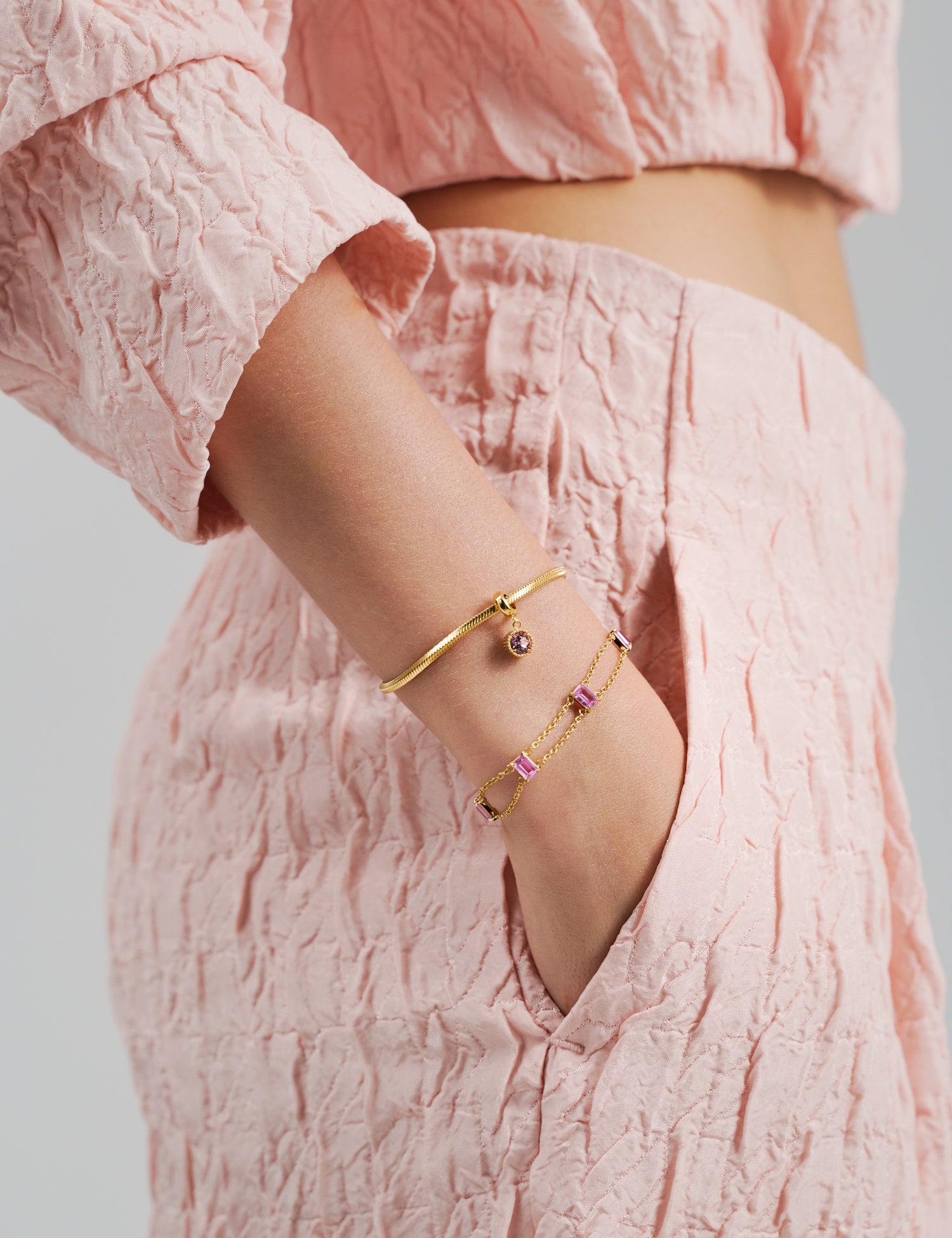 Pulsera de cristal