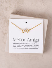 Amiga - Colar Com Mensagem