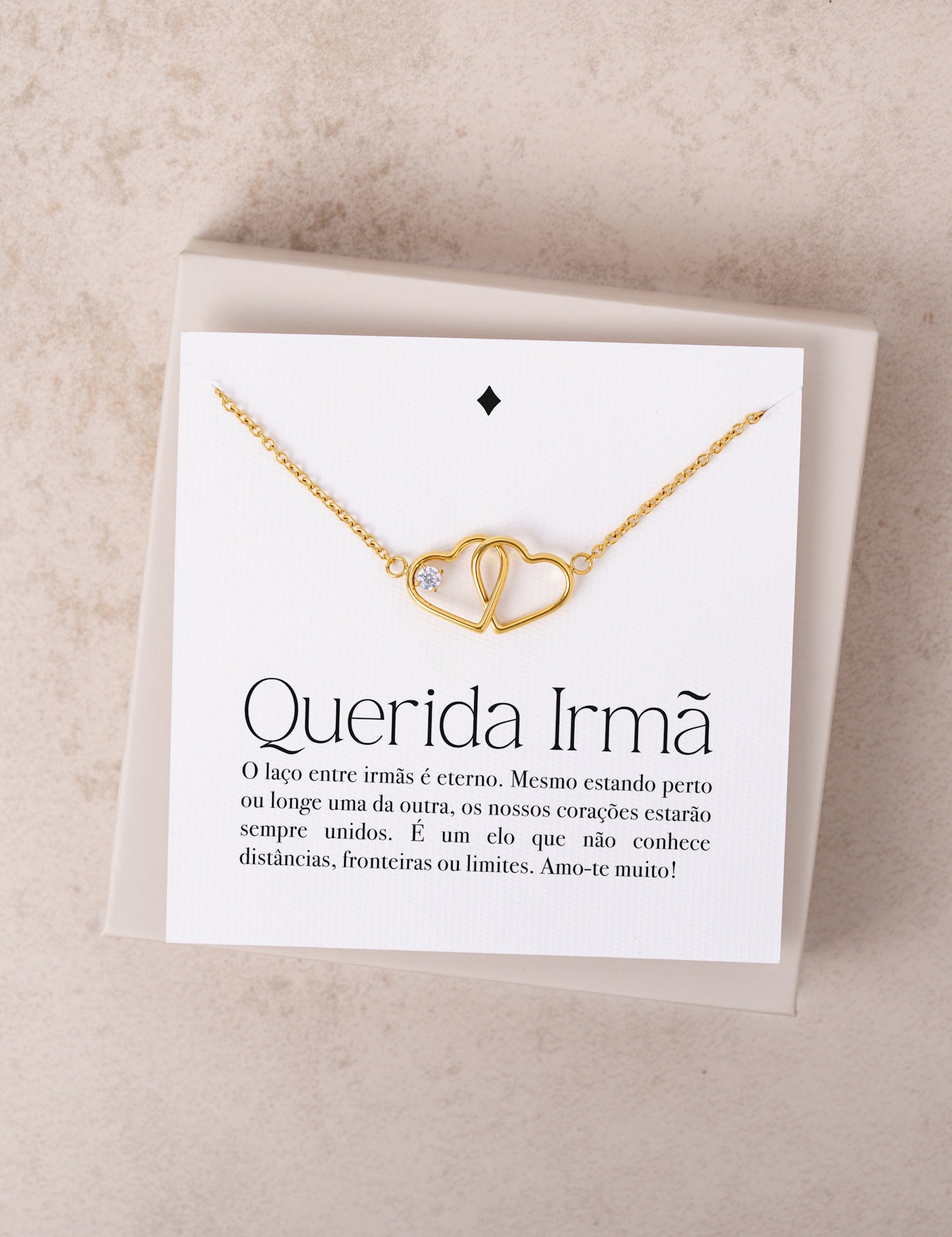 Irmã - Colar Com Mensagem