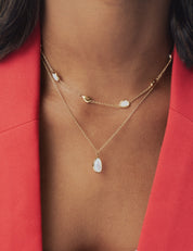 White Magnolia Pendant