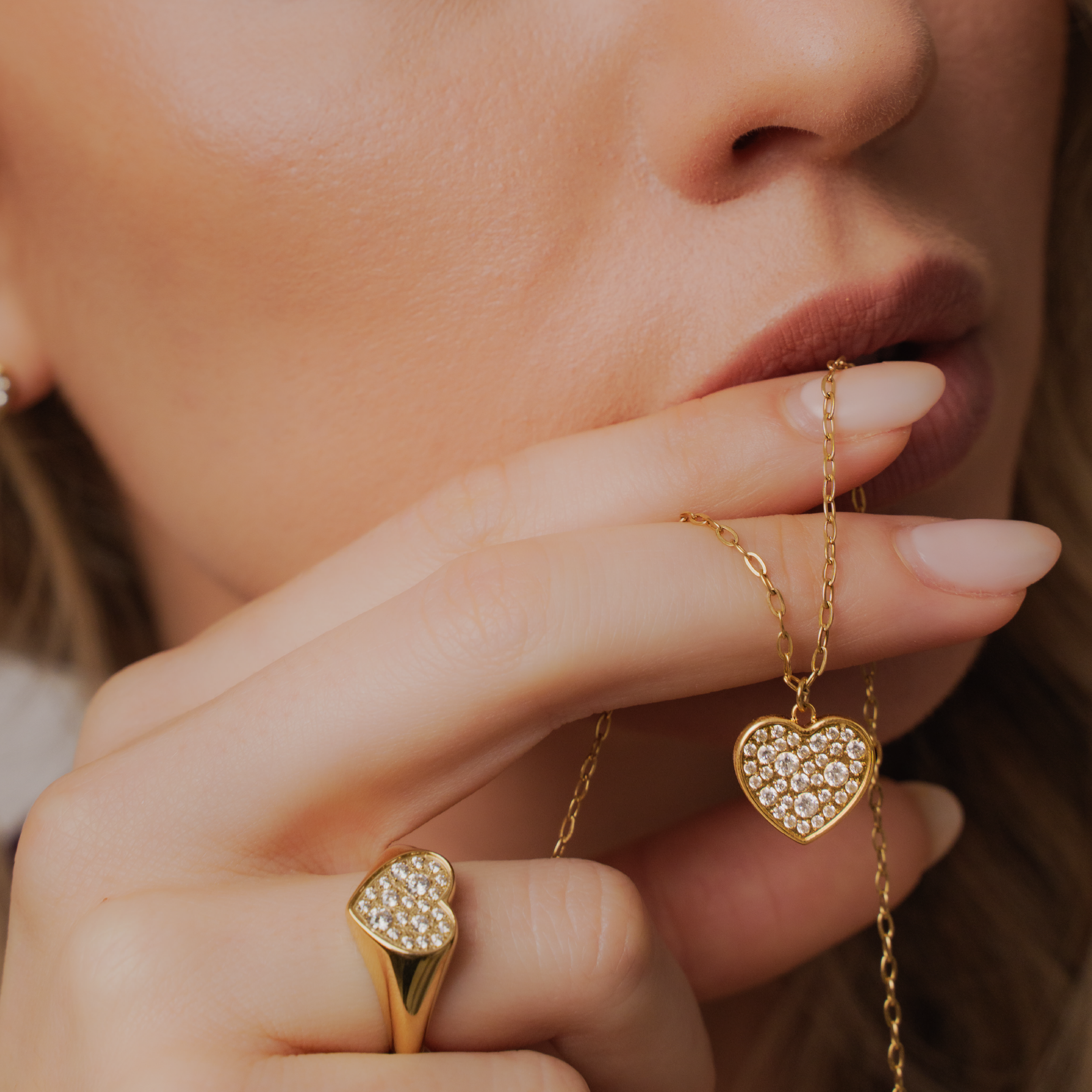 Love Pave Necklace