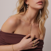 Collar vertical de cristal