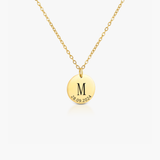 Initial and Date Necklace