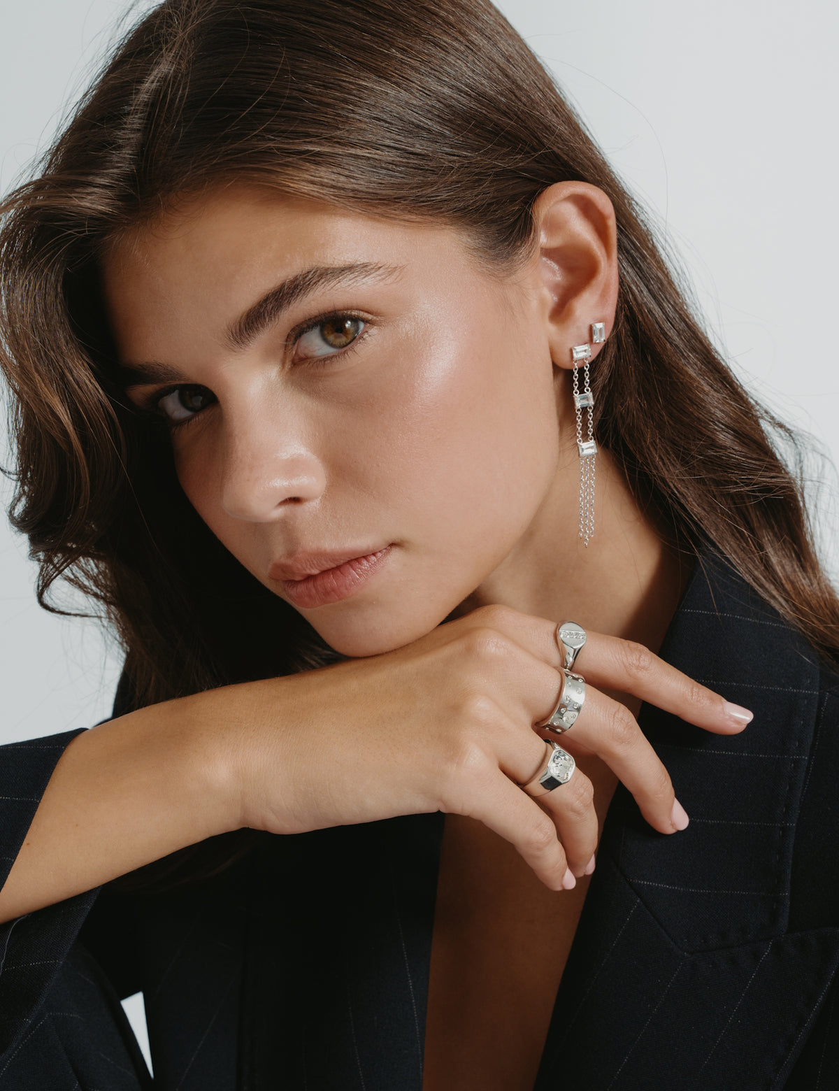 Pendientes verticales de cristal