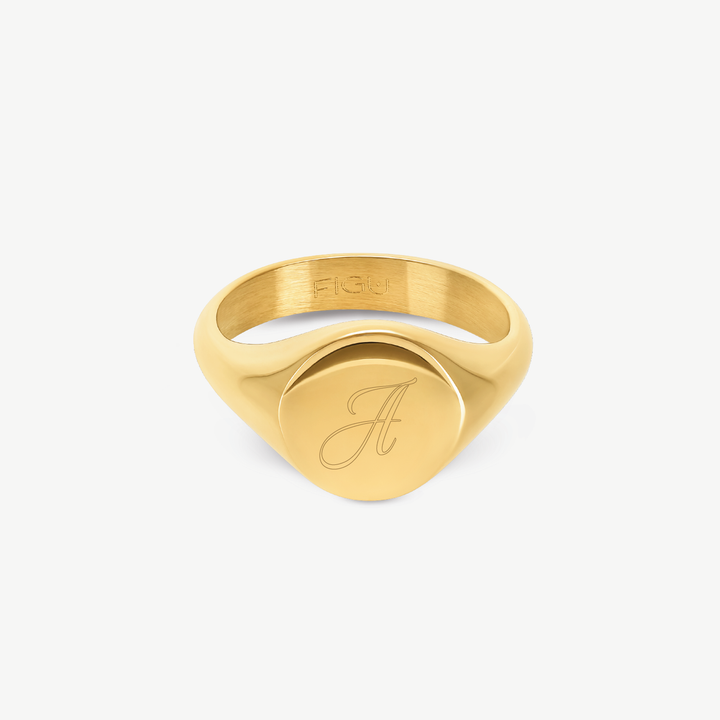 Round Signet Ring