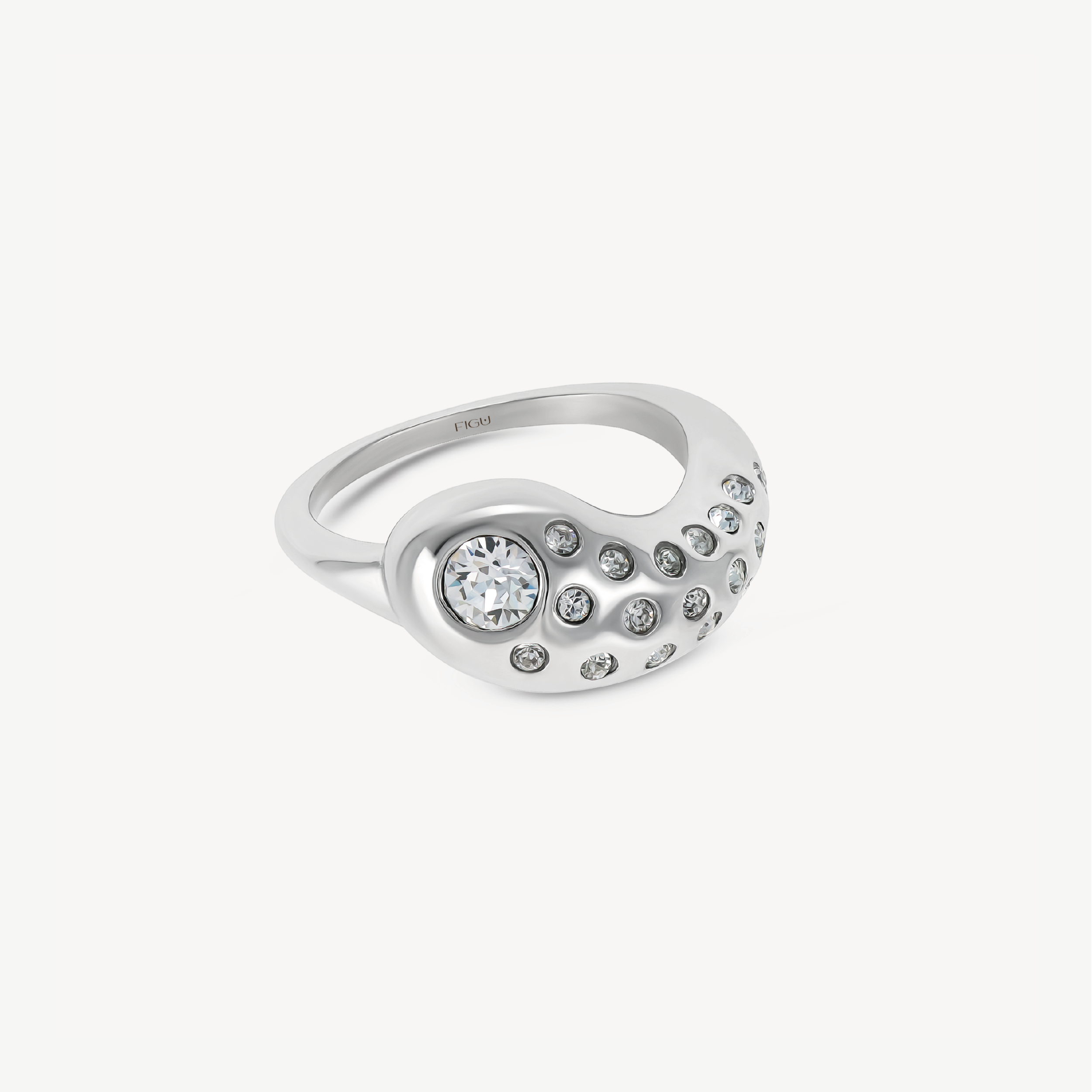 Drop Pavé Ring