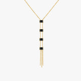 Collar vertical de cristal