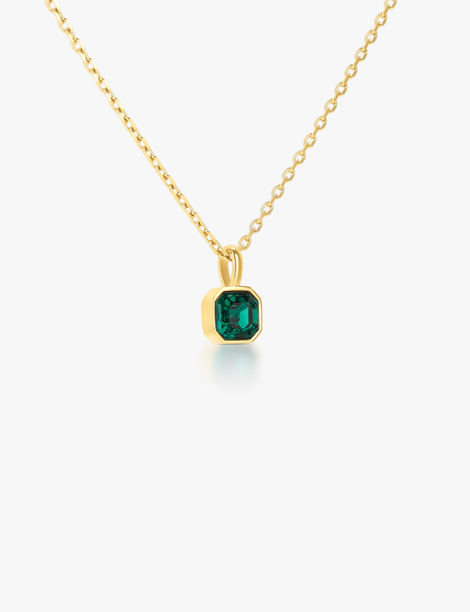 Square Crystal Necklace
