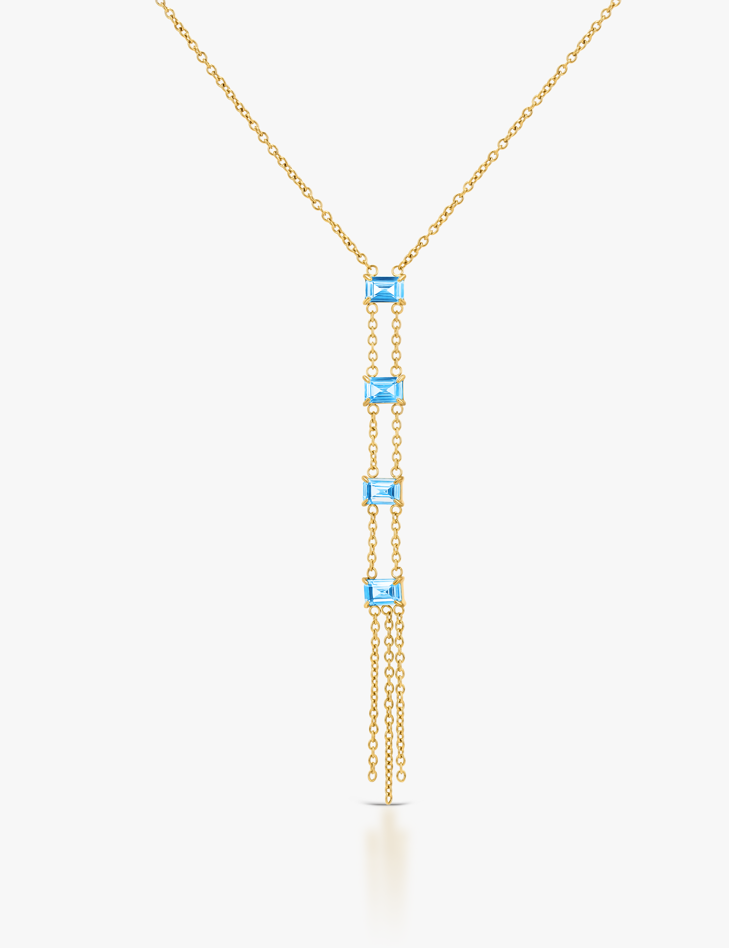 Vertical Crystal necklace