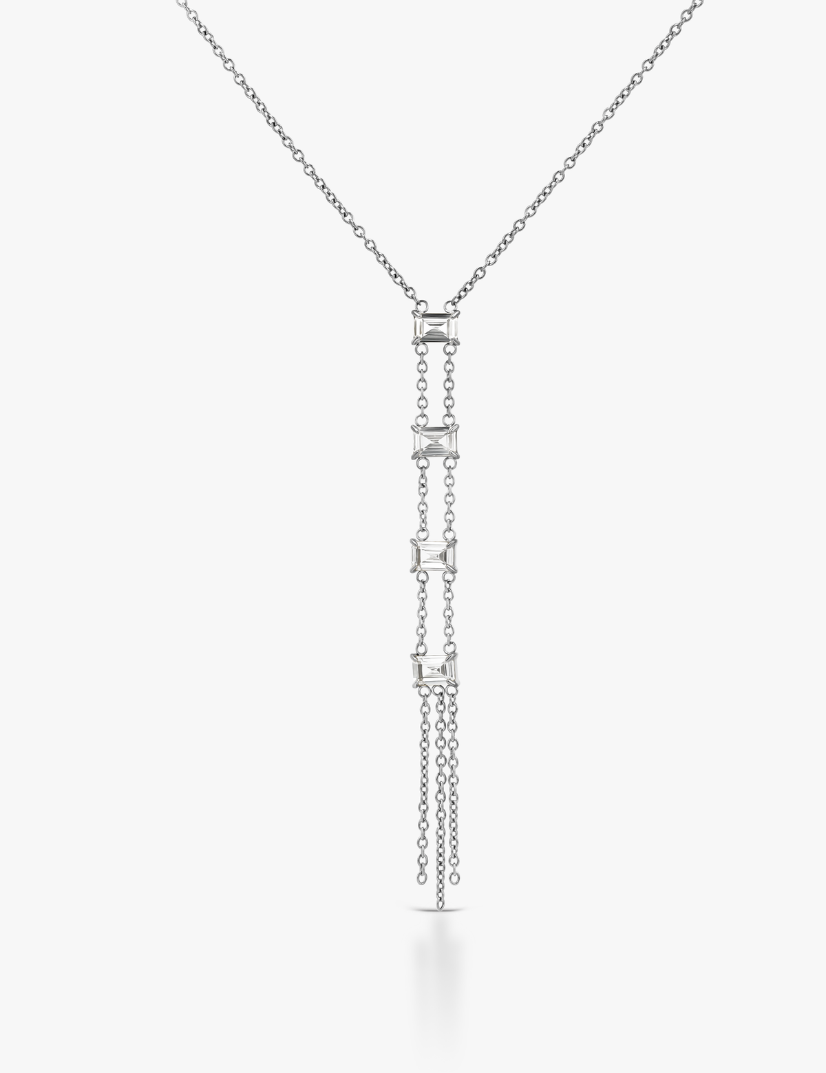 Vertical Crystal necklace