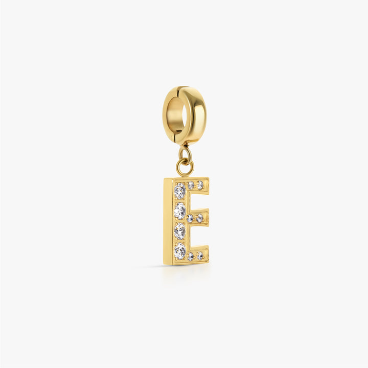 Click Charm Letter Pavé