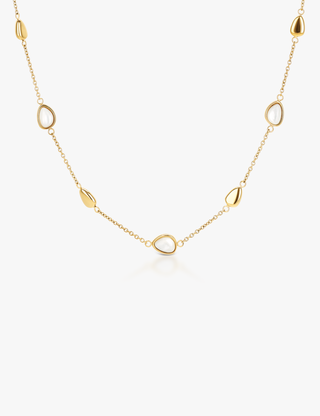 Collar de magnolia blanca