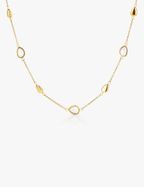 Collar de magnolia blanca