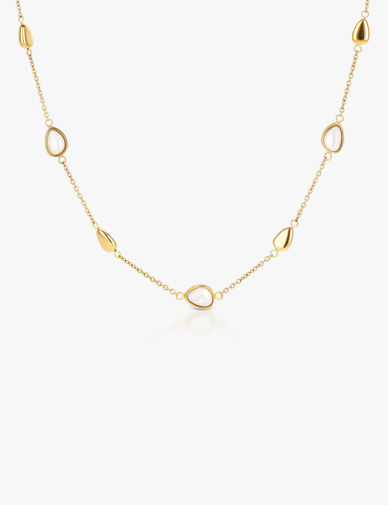 Collar de magnolia blanca