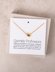 Profesora - Collar Con Mensaje