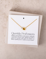 Profesora - Collar Con Mensaje