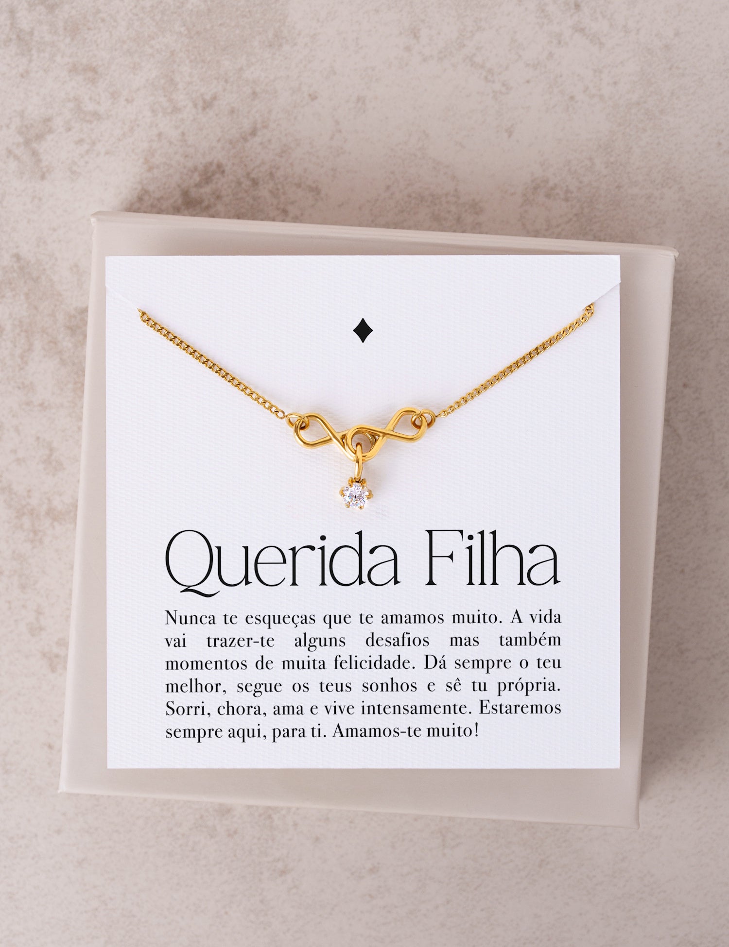 Filha - Colar com Mensagem