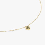 Labradorite Petit Heart Necklace