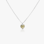 Labradorite Petit Heart Necklace