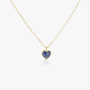 Petit Heart Lapis Lazuli Necklace