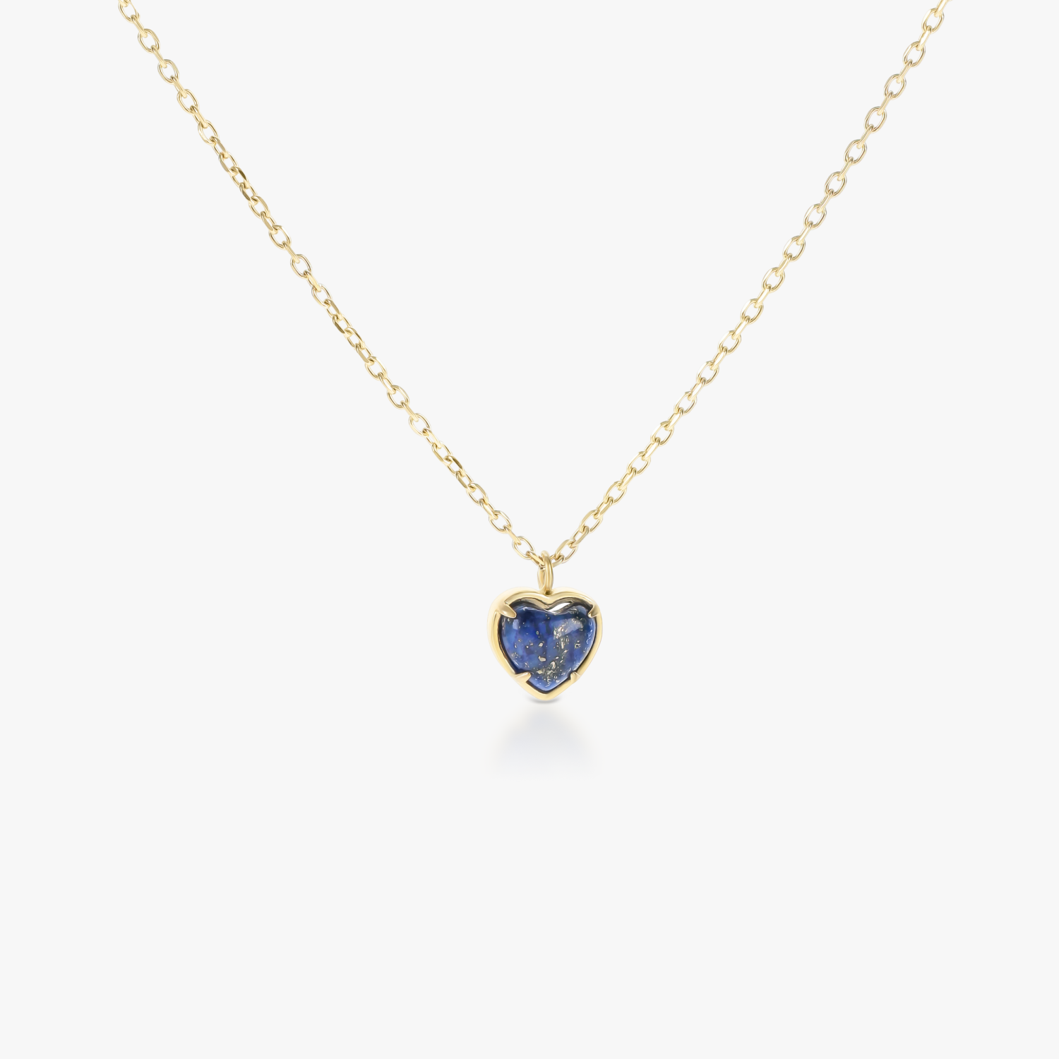 Petit Heart Lapis Lazuli Necklace