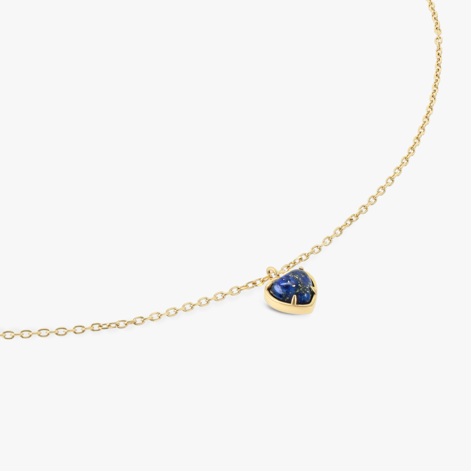 Petit Heart Lapis Lazuli Necklace