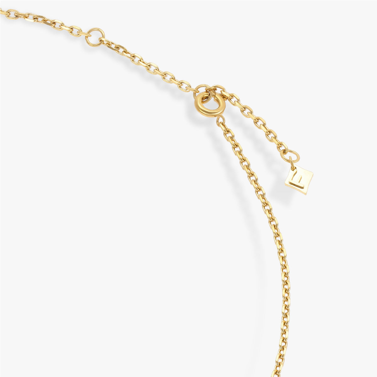 Collar de cristal cuadrado