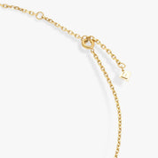 Collar de cristal cuadrado