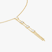 Collar vertical de cristal