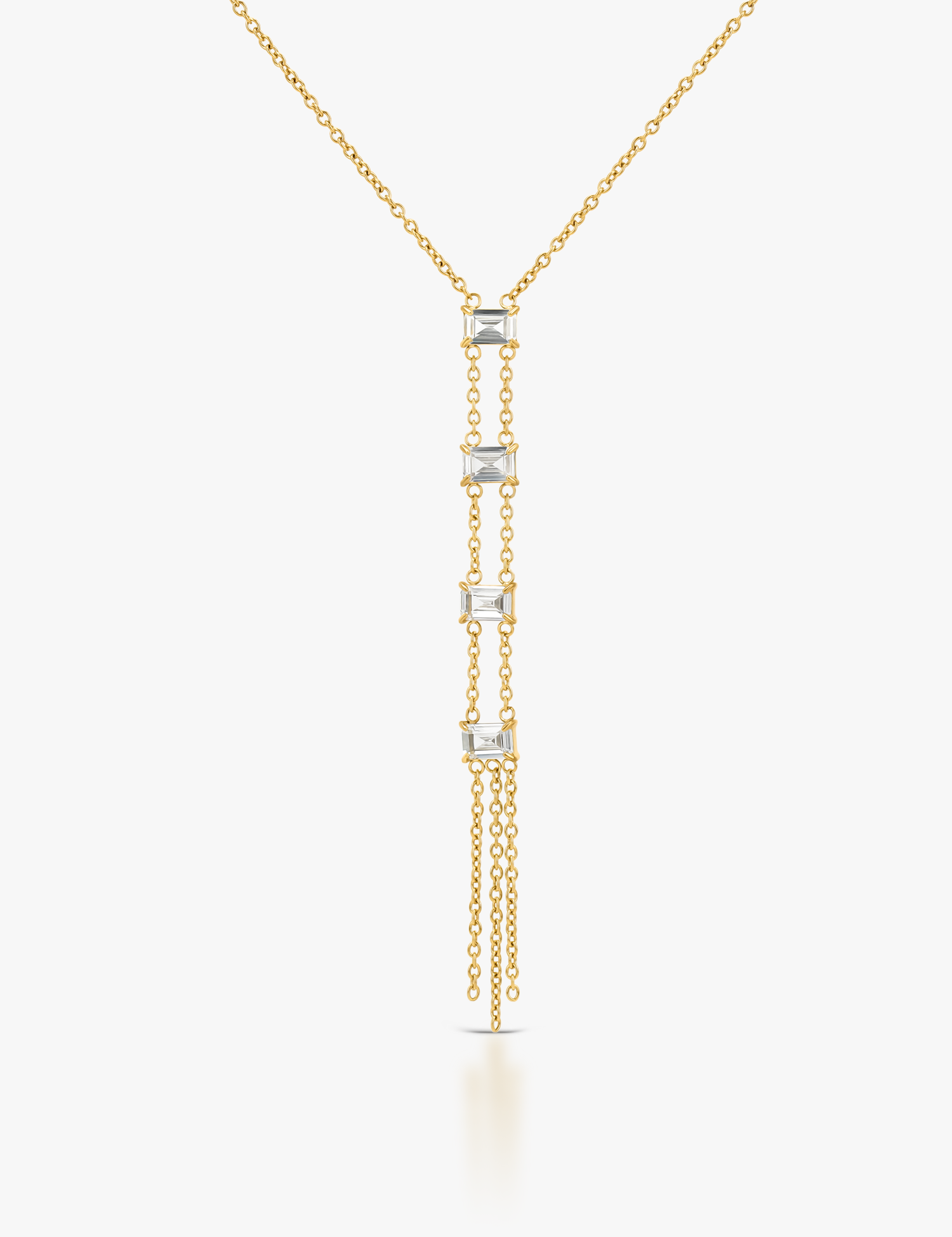 Vertical Crystal necklace