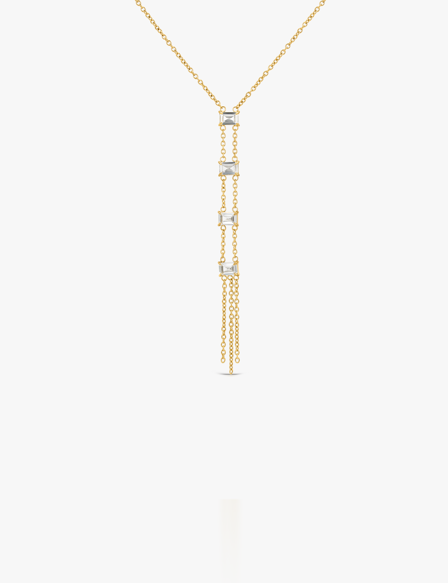 Vertical Crystal necklace