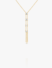 Vertical Crystal necklace