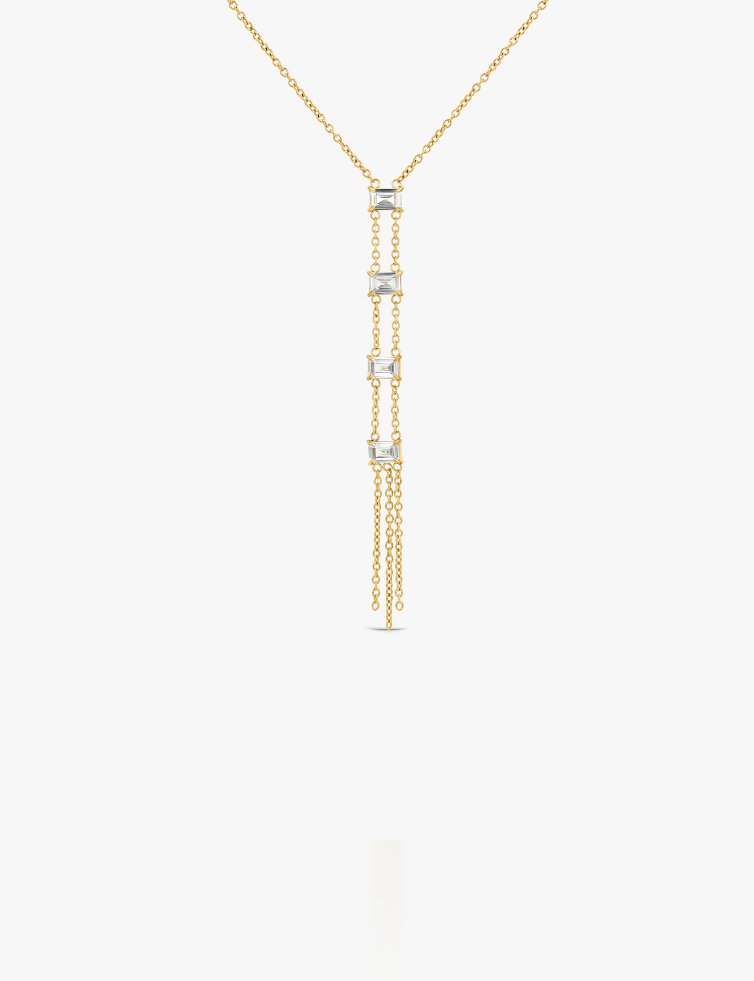 Vertical Crystal necklace