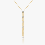 Collar vertical de cristal