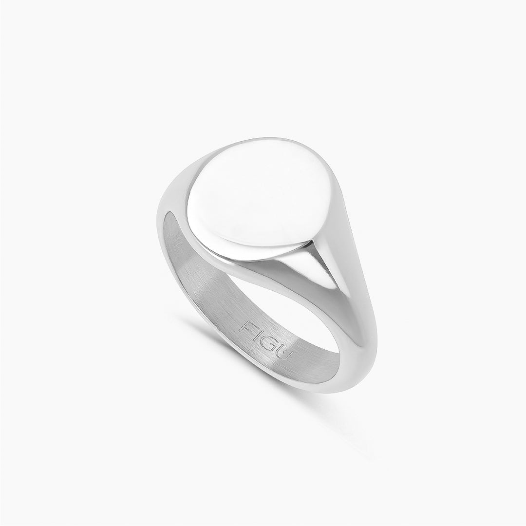 Round Signet Ring