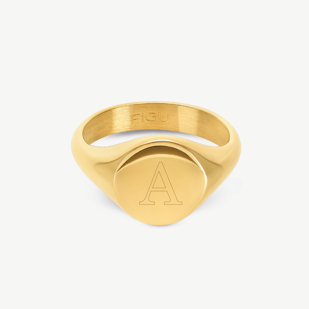 Round Signet Ring