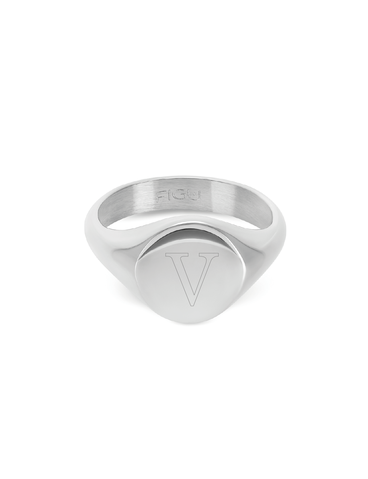 Round Signet Ring