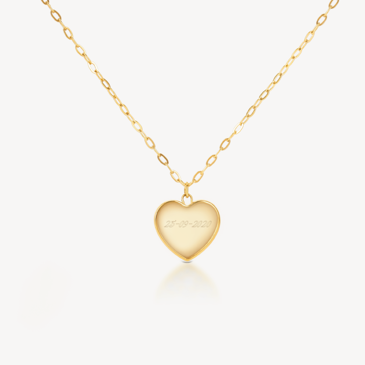 Collar con pavé de amor personalizado